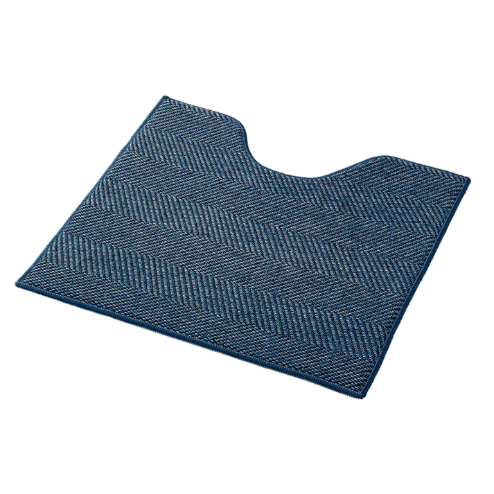 トイレマット ストライプネイビー