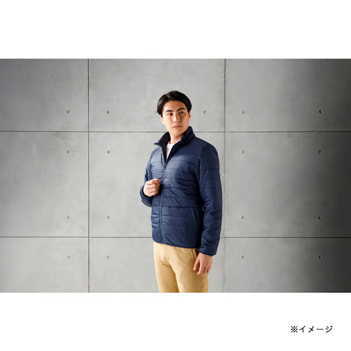 Hot fine 断熱スタンドジャケット ネイビー L