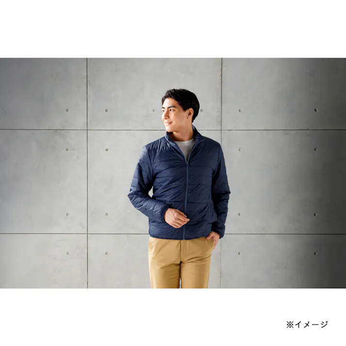Hot fine 断熱スタンドジャケット ネイビー L