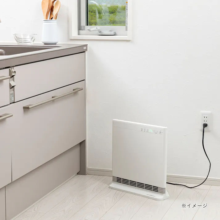 大風量 薄型セラミックファンヒーター ワイド ホワイト CZ-SCH1200-WH