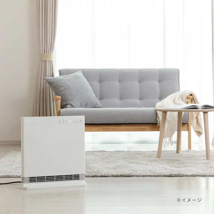 大風量 薄型セラミックファンヒーター ワイド ホワイト CZ-SCH1200-WH