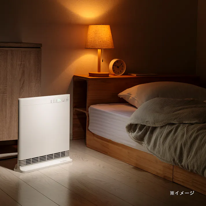 大風量 薄型セラミックファンヒーター ワイド ホワイト CZ-SCH1200-WH