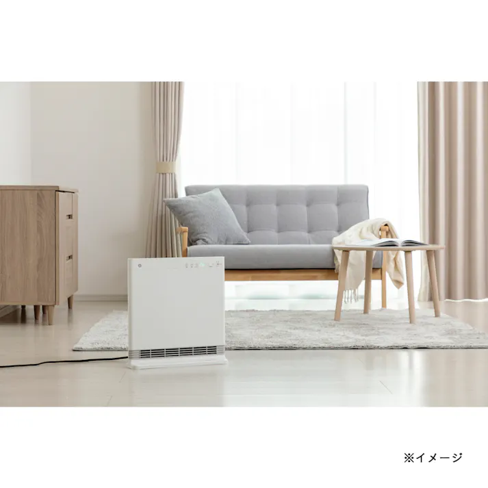 人感センサー搭載 大風量薄型セラミックファンヒーター ワイド ホワイト CZ-SHM1200-WH