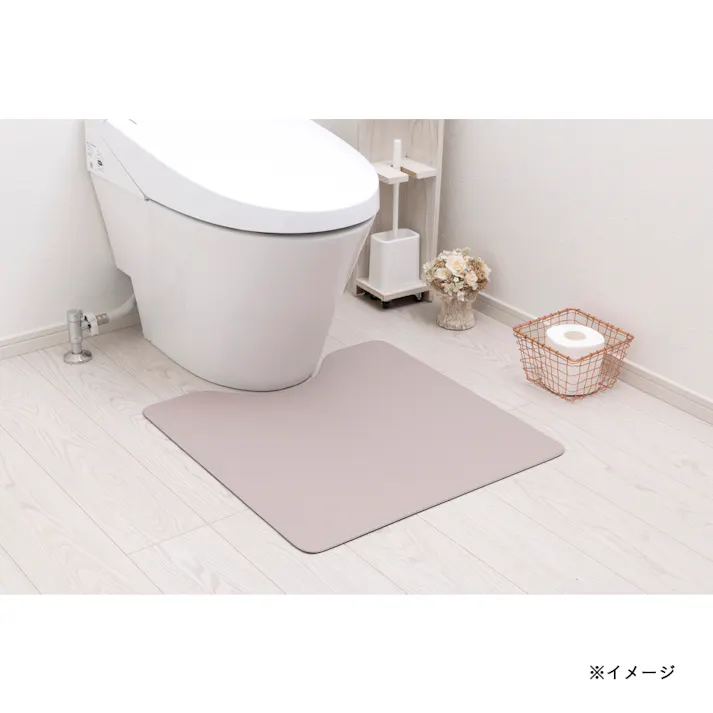 シートで拭けるトイレマット ピンク