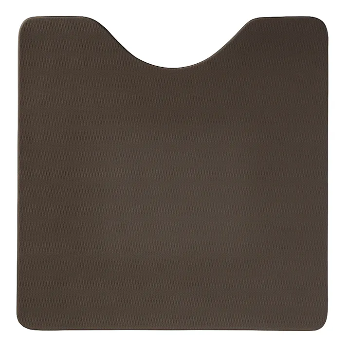 シートで拭けるトイレマット ダークブラウン