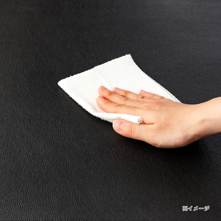 シートで拭けるトイレマット ダークブラウン