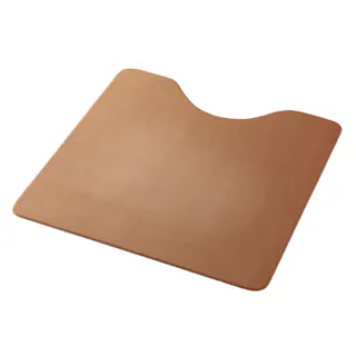 シートで拭けるトイレマット ブラウン