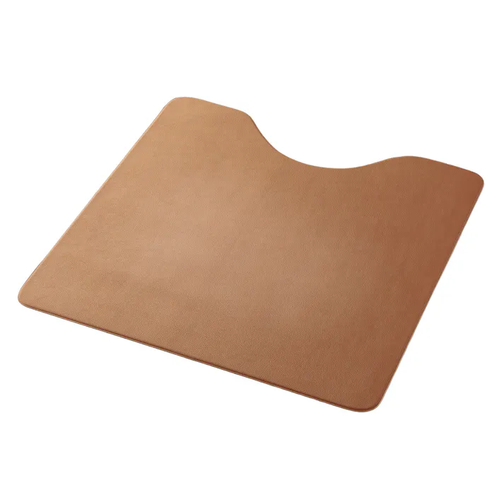 シートで拭けるトイレマット ブラウン