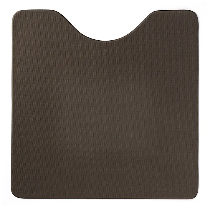 シートで拭けるトイレマット ブラウン