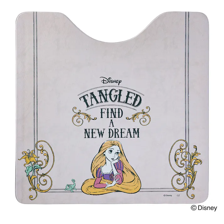 シートで拭けるトイレマット ラプンツェル