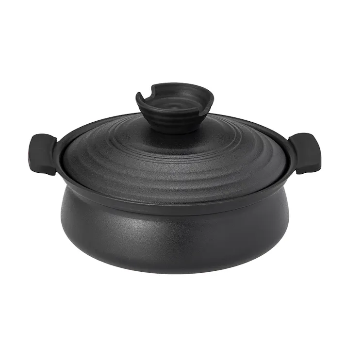 ガス火・IH対応 軽くて熱が伝わりやすい卓上鍋 20cm