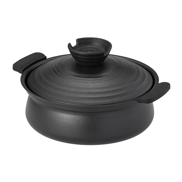 ガス火・IH対応 軽くて熱が伝わりやすい卓上鍋 20cm