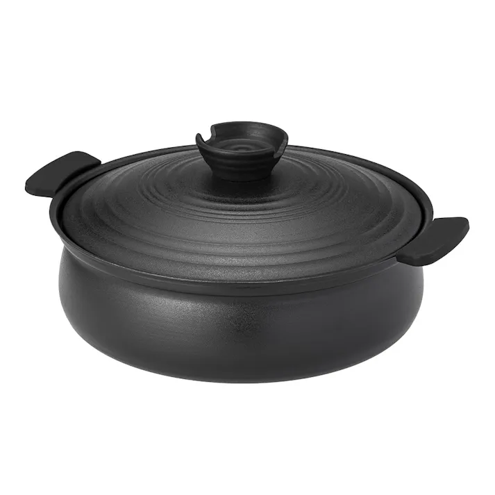 ガス火・IH対応 軽くて熱が伝わりやすい卓上鍋 27cm