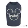 【送料無料】裏起毛タンクトップ ネイビー ミッキーマウス SSサイズ ペット服(犬の服)