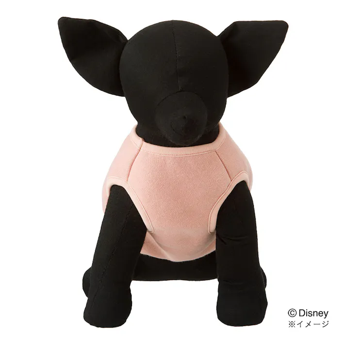 【送料無料】裏起毛タンクトップ ピンク ミニーマウス Sサイズ ペット服(犬の服)