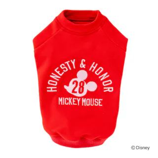 【送料無料】トレーナー レッド ミッキーマウス MDサイズ ペット服(犬の服)