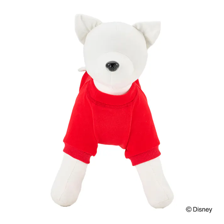 【送料無料】トレーナー レッド ミッキーマウス MDサイズ ペット服(犬の服)