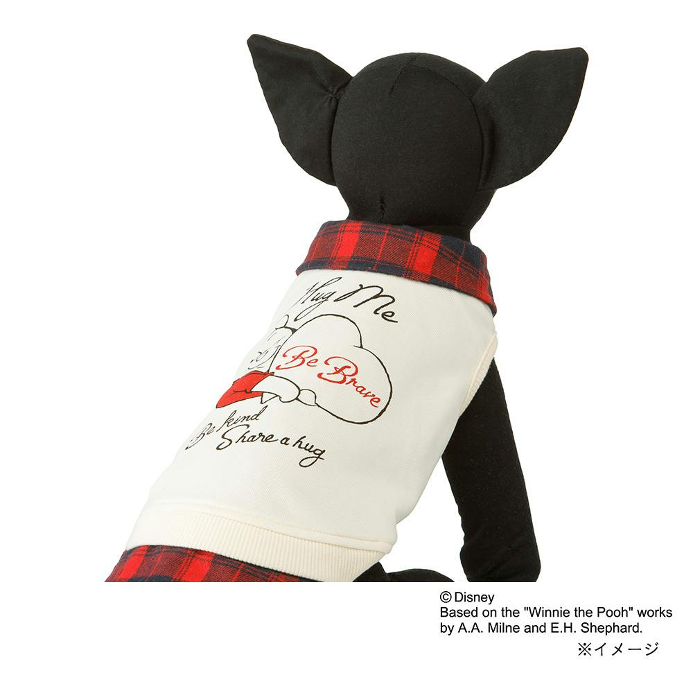 送料無料】重ね着風タンクトップ アイボリー くまのプーさん Sサイズ