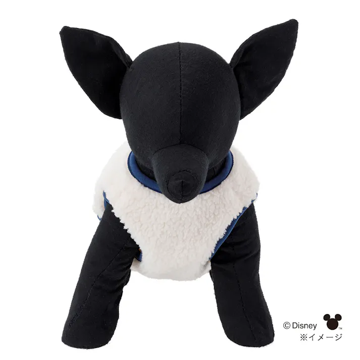 【送料無料】ミッキーマウス ボアベスト Sサイズ ペット服(犬の服)