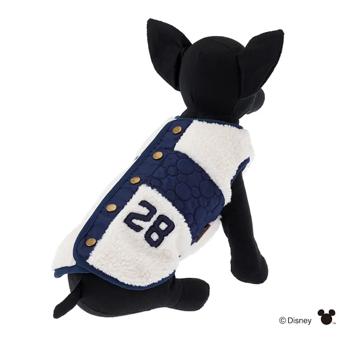 【送料無料】ミッキーマウス ボアベスト Mサイズ ペット服(犬の服)