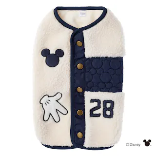 【送料無料】ミッキーマウス ボアベスト 2Lサイズ ペット服(犬の服)(販売終了)