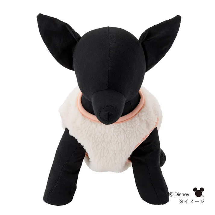 【送料無料】ミニーマウス ボアベスト Mサイズ ペット服(犬の服)