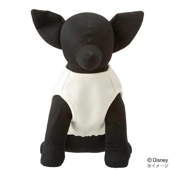 【送料無料】スウェットタンクトップ アイボリー ミッキーマウス&プルート SDサイズ ペット服(犬の服)