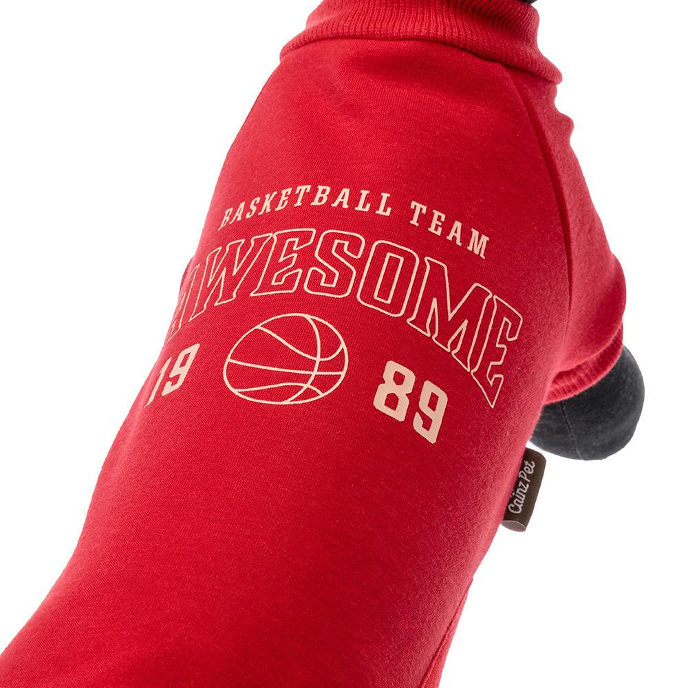 送料無料】ロゴトレーナー レッド Mサイズ ペット服(犬の服) | ペット