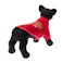 【送料無料】ロゴトレーナー レッド SSサイズ ペット服(犬の服)