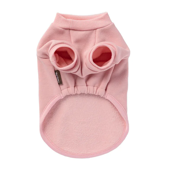 【送料無料】ロゴトレーナー ピンク Mサイズ ペット服(犬の服)