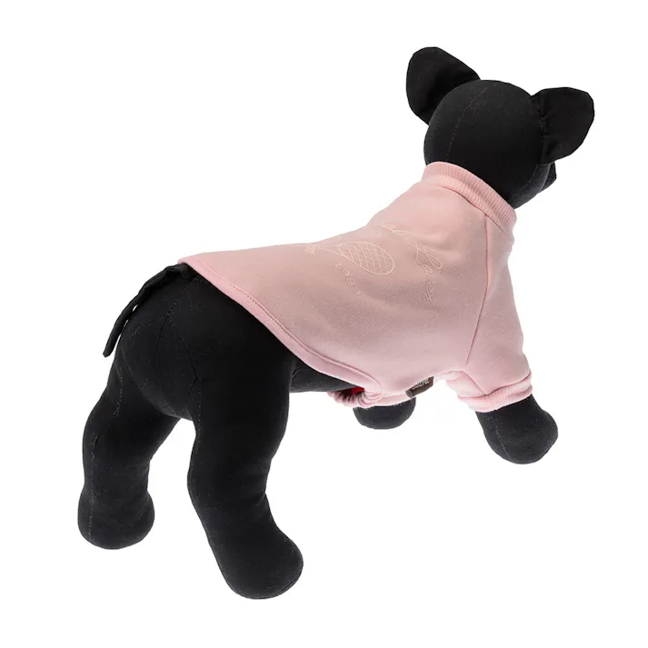 【送料無料】ロゴトレーナー ピンク Mサイズ ペット服(犬の服)