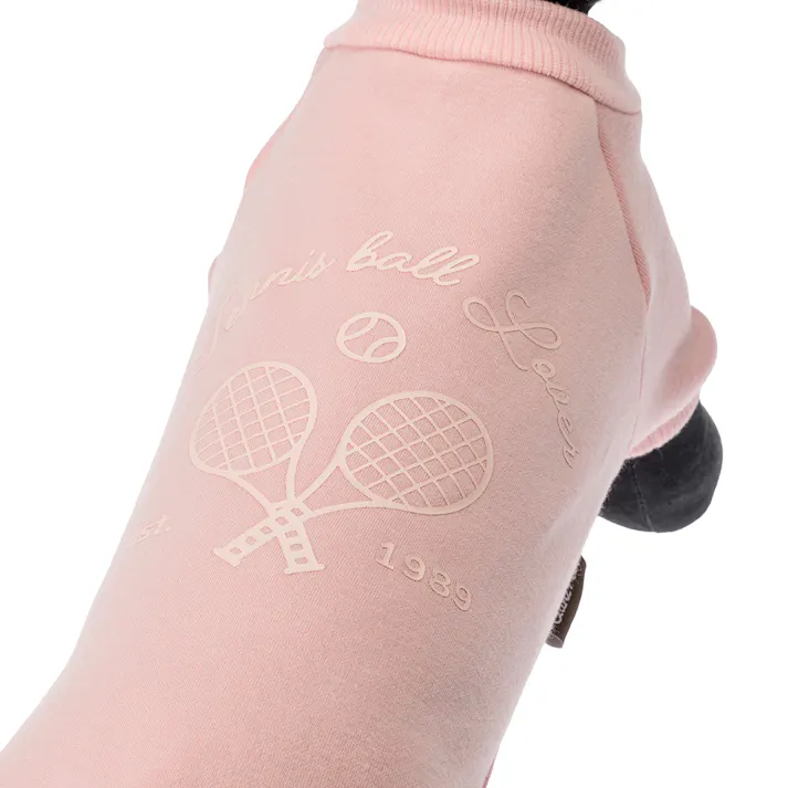 【送料無料】ロゴトレーナー ピンク Mサイズ ペット服(犬の服)