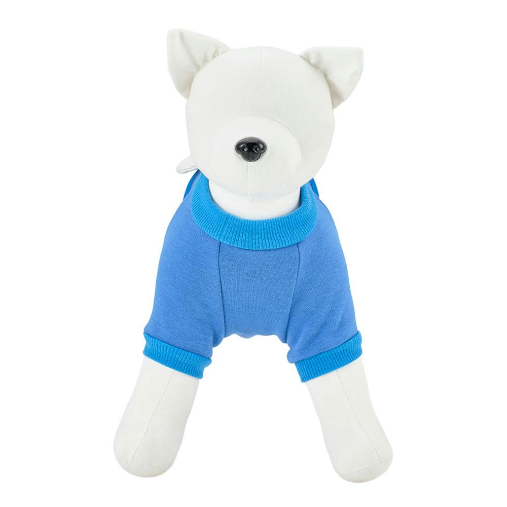 送料無料】ロゴトレーナー ライトブルー Sサイズ ペット服(犬の服