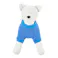 【送料無料】ロゴトレーナー ライトブルー Lサイズ ペット服(犬の服)