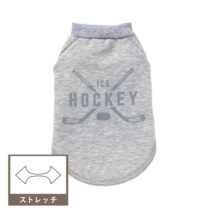 【送料無料】ロゴトレーナー グレー Mサイズ ペット服(犬の服)