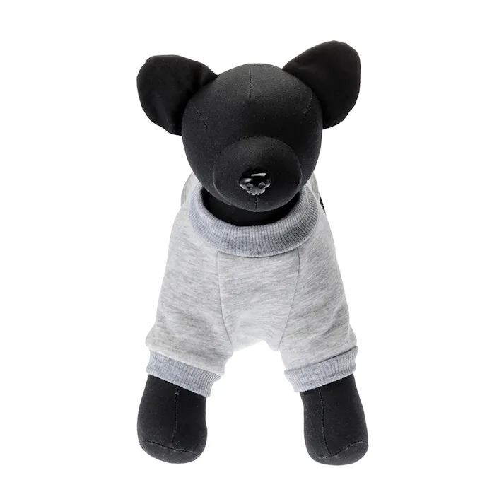 【送料無料】ロゴトレーナー グレー 7Lサイズ ペット服(犬の服)