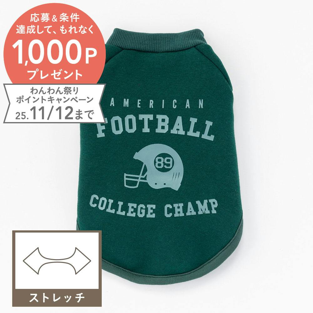 ロゴトレーナー グリーン Mサイズ ペット服(犬の服) Mサイズ