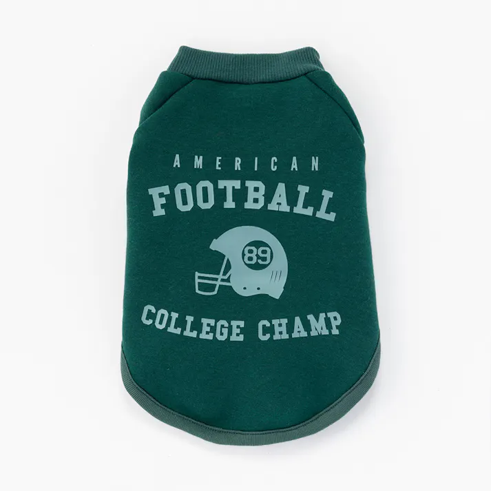 【送料無料】ロゴトレーナー グリーン Mサイズ ペット服(犬の服)