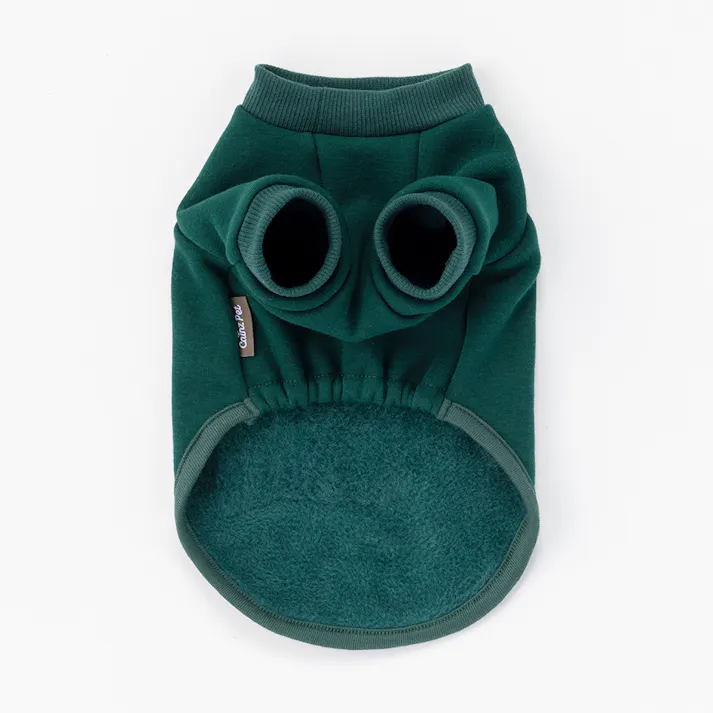 【送料無料】ロゴトレーナー グリーン Mサイズ ペット服(犬の服)