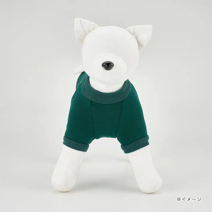 【送料無料】ロゴトレーナー グリーン Mサイズ ペット服(犬の服)