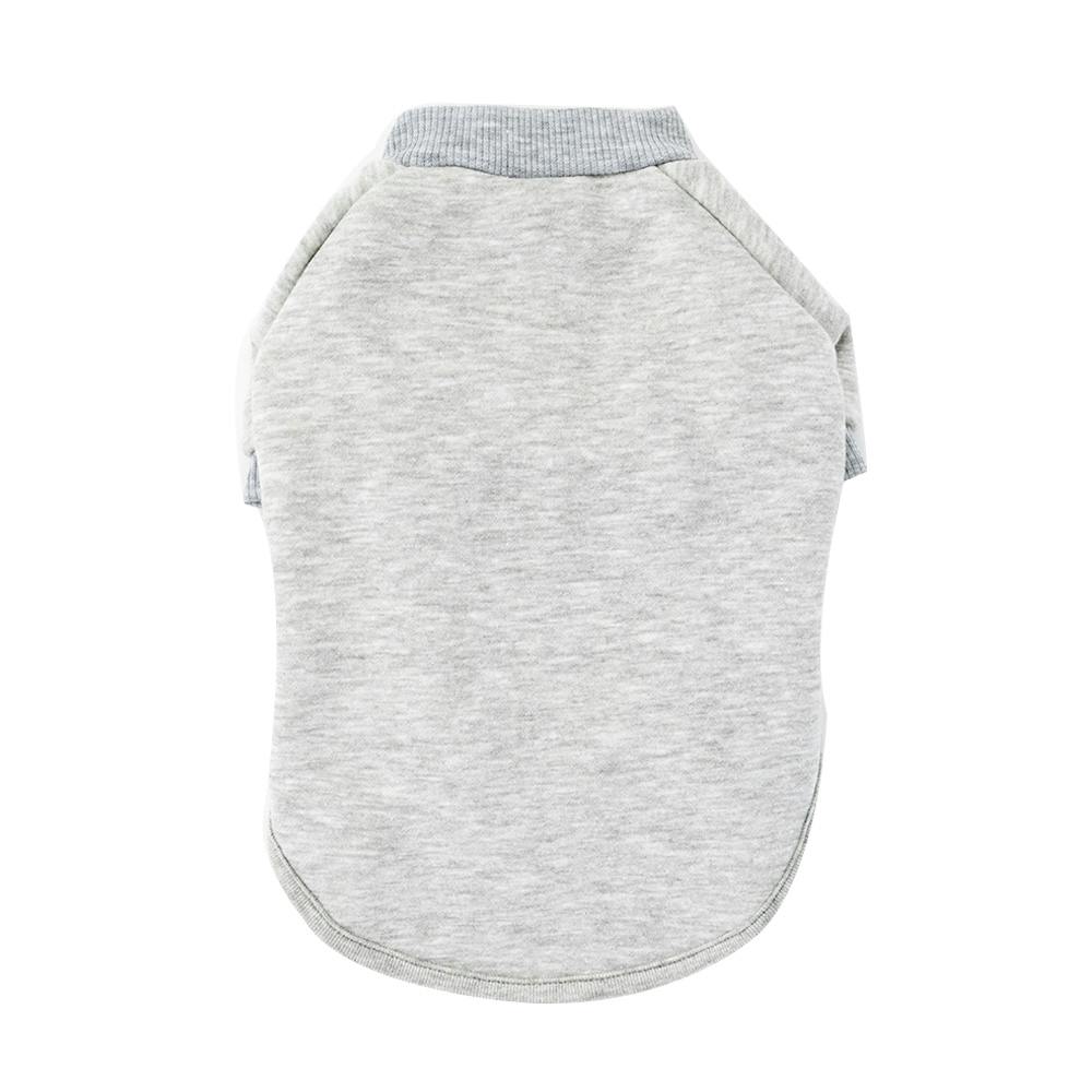 犬の服　トレーナー生地 送料無料】トレーナー グレー Sサイズ ペット服(犬の服) | ペット用品