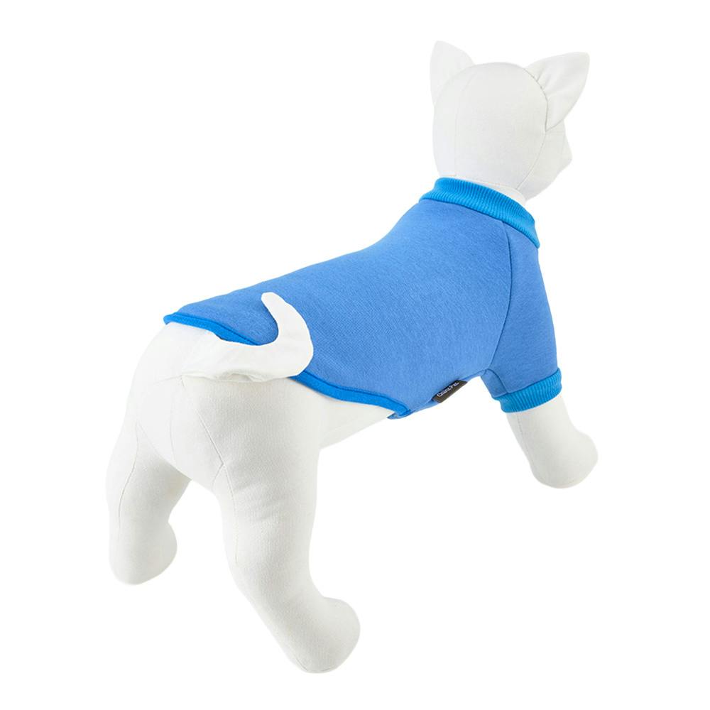 送料無料】トレーナー ライトブルー Sサイズ ペット服(犬の服