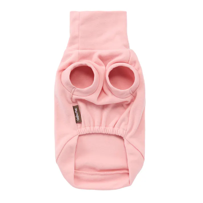 【送料無料】ハイネックカットソー ピンク Sサイズ ペット服(犬の服)