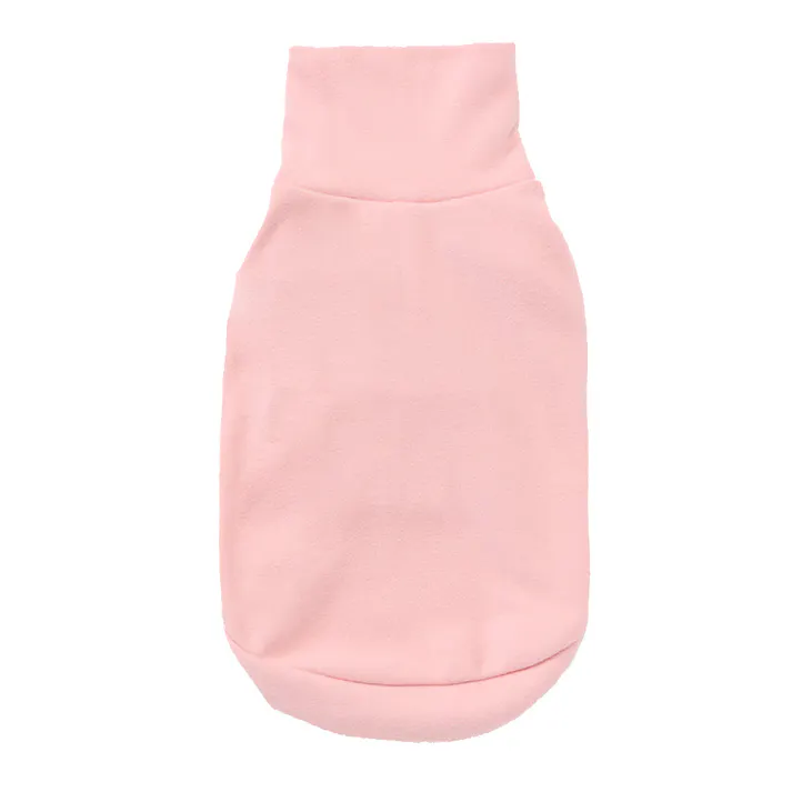 【送料無料】ハイネックカットソー ピンク Sサイズ ペット服(犬の服)