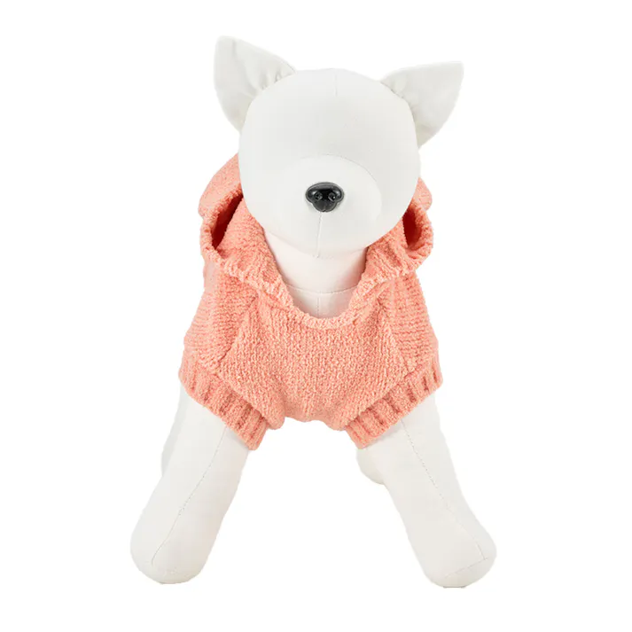 【送料無料】もこくまパーカー ピンク 4Lサイズ ペット服(犬の服)