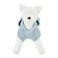 【送料無料】もこくまパーカー ライトブルー SSサイズ ペット服(犬の服)