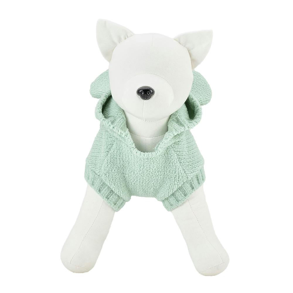 送料無料】もこくまパーカー ミントグリーン Mサイズ ペット服