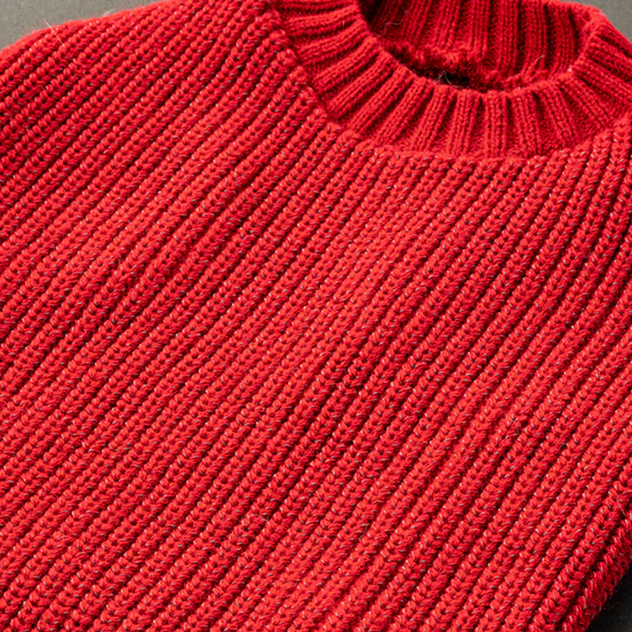 【送料無料】反射ニット レッド SDサイズ ペット服(犬の服)