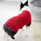 【送料無料】反射ニット レッド 4Lサイズ ペット服(犬の服)