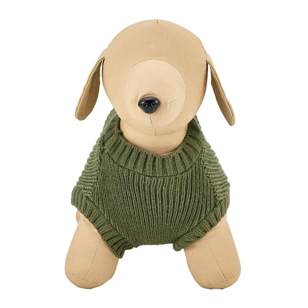 送料無料】反射ニット カーキ Mサイズ ペット服(犬の服) | ペット用品